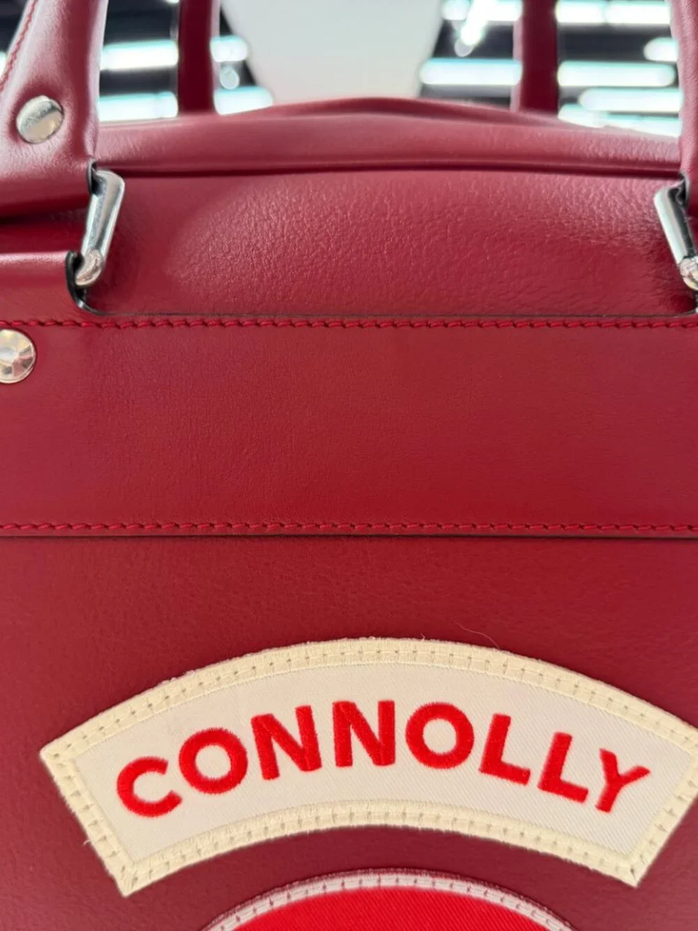Connolly USED Red Sports Grip Bag with Badges